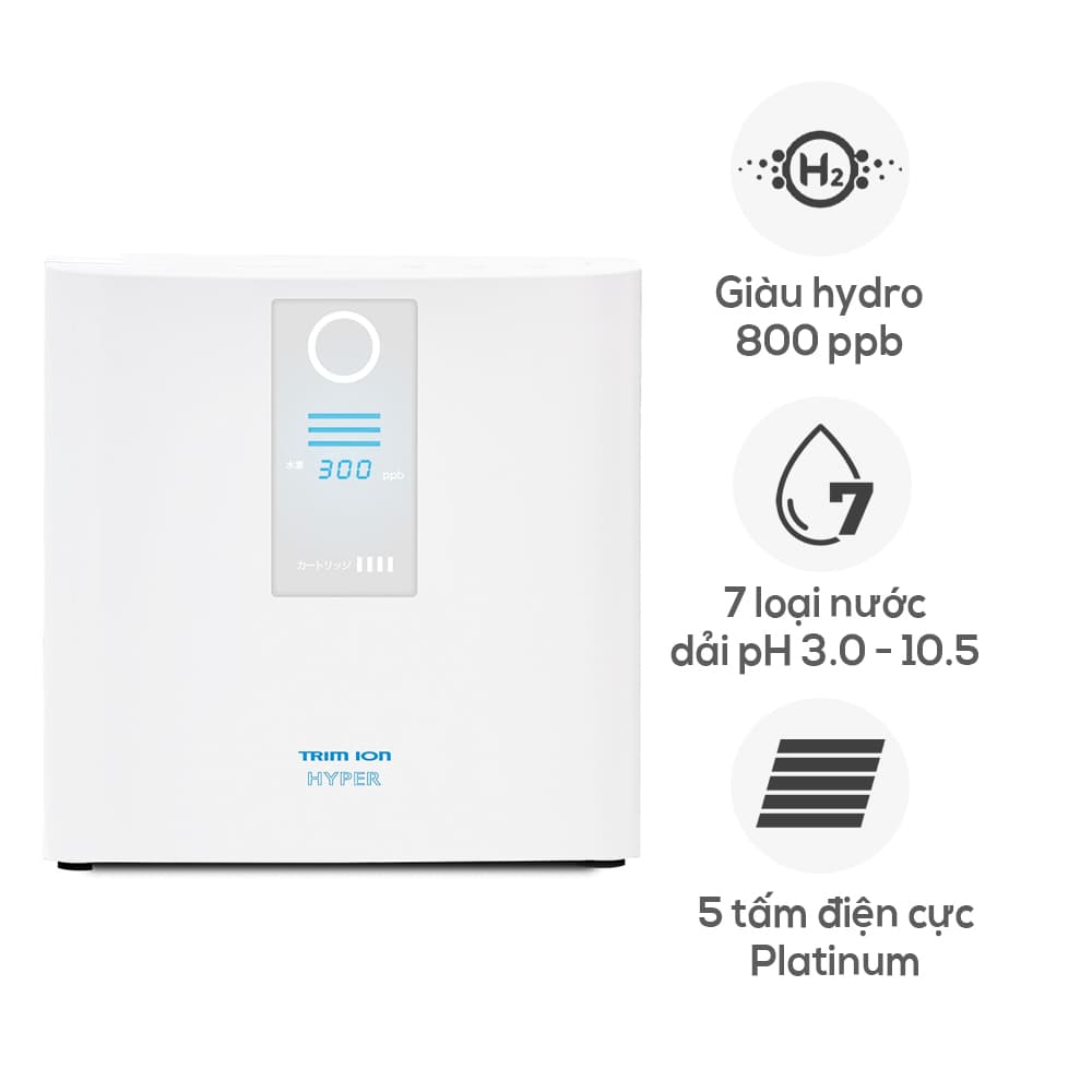 Máy lọc nước ion kiềm Trim Hyper