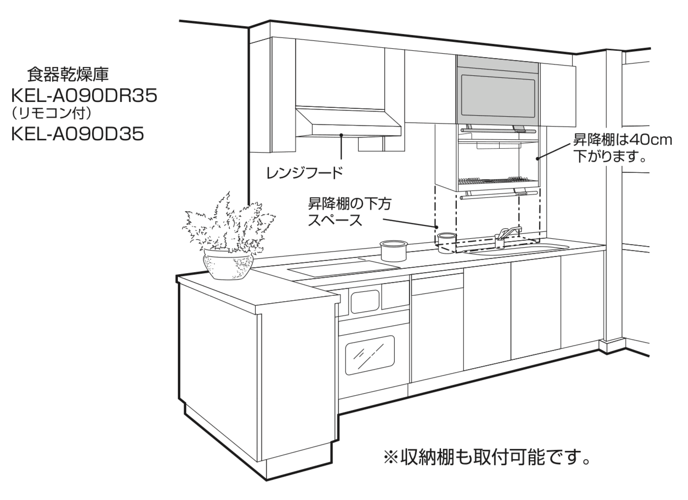 Tủ Sấy Bát Đĩa Kanazawa Kogyo KEL-A090D35