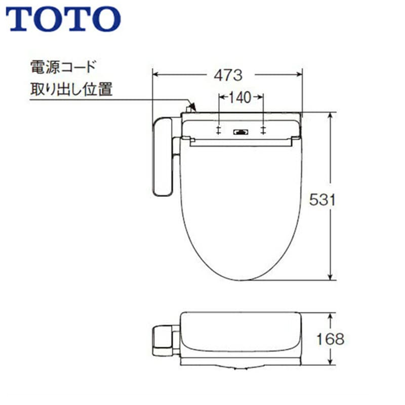 Nắp bệt Toto TCF2213E