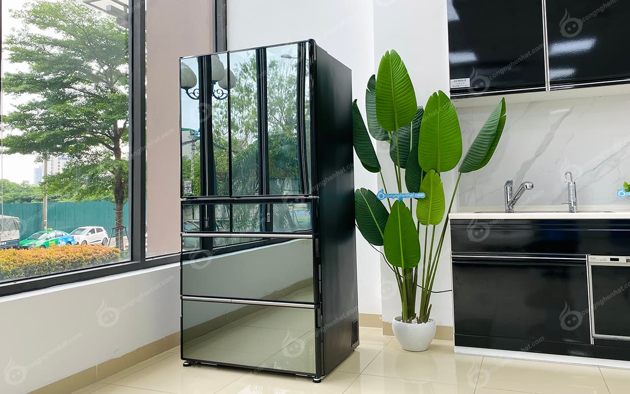 Tủ lạnh Hitachi R-WXC74X-X 735L Model cao cấp Sẵn hàng